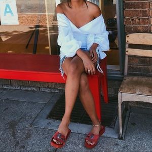 Free people West town mules
